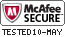 Secure tested 16-May